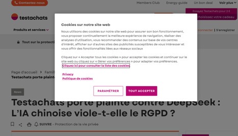 Test-Achats porte plainte contre DeepSeek ...